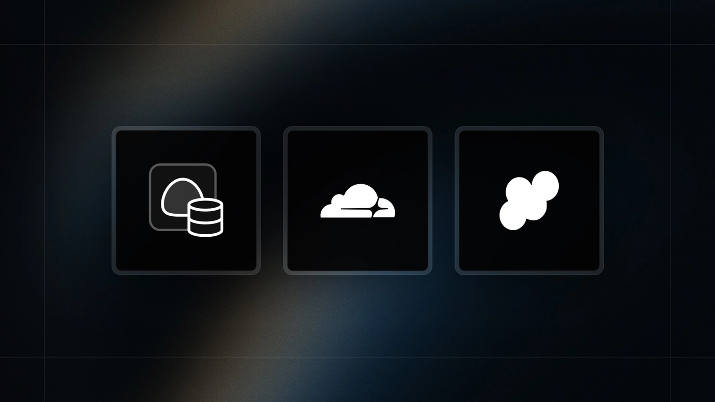 Icons representing cloud object storage and delivery platforms used for media and asset hosting.