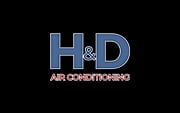 H&D Air Conditioning brand logo.