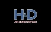 H&D Air Conditioning brand logo.
