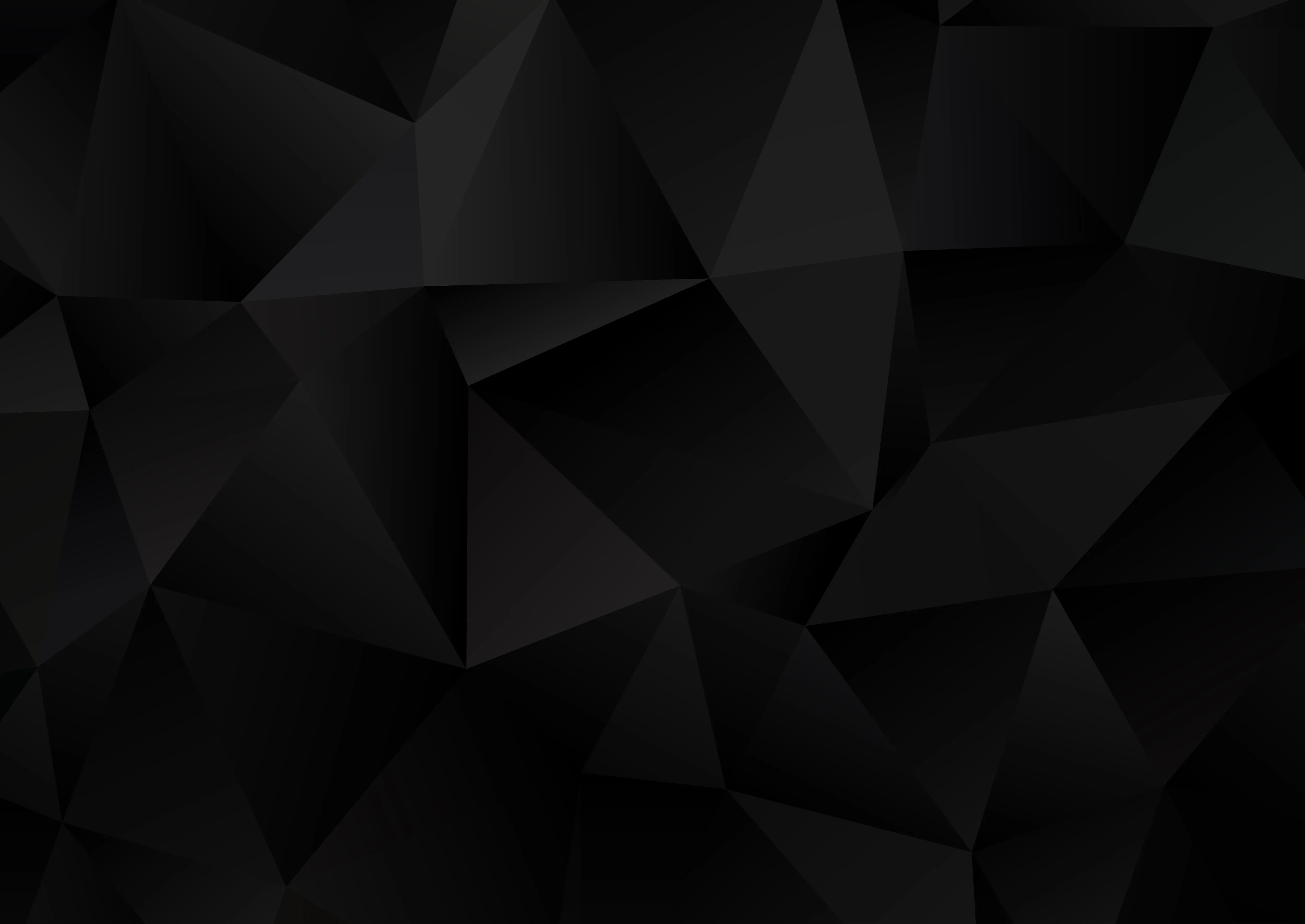 Abstract black polygonal background with a cube pattern.