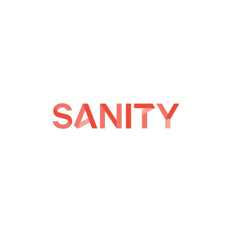 Sanity CMS logo.