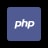 PHP language logo.