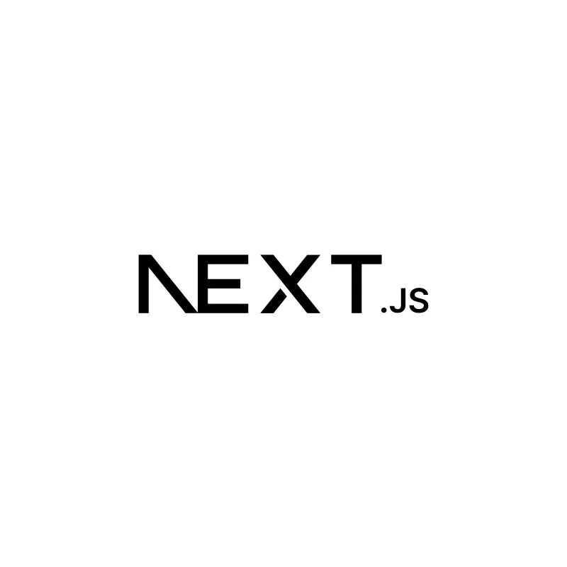Next.JS framework logo. Logo for Next.JS framework logo.