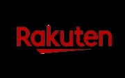 Rakuten brand logo. Rakuten brand logo.
