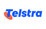 Telstra brand logo. Telstra brand logo.