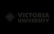 Victoria University brand logo. Victoria University brand logo.