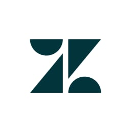 Zendesk logo with geometric shapes forming a stylized Z.